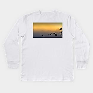 Geese Kids Long Sleeve T-Shirt